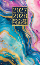 Pocket Calendar 2027-2028: Two Year Monthly Planner 2027-2028 for Purse from J