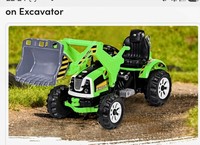 12V Battery Powered Kids Ride On Excavator Electric Motorized Truck Ride on Toy