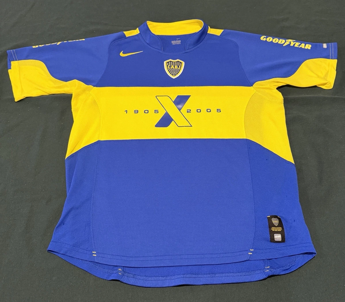 ボカ・ジュニアーズ Boca Juniors Nike シャツ Lサイズ NIKE ボカジュニアーズ 100周年記念 長袖シャツ(1922年モデル) 193305