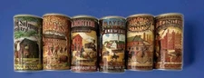 NOS 1978 AMERICAN BREWERS HISTORICAL COLLECTION - 6 Beer Cans Set Bottom-Opened