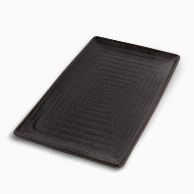 Ceramic Rectangular Platter for Serving Appetizers Desserts Cheese Large Dish