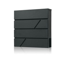 Ydocabinit Mailbox Wall Mount,Large Capacity Locking Mailbox for Outside,Galv...