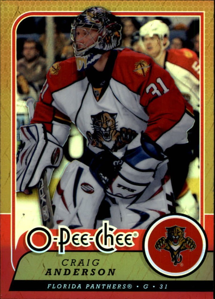 2008-09 (HKY) O-Pee-Chee Metal X #143 Craig Anderson