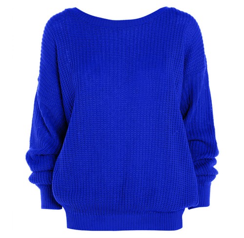 WOMENS LADIES BAGGY OVERSIZED CHUNKY KNIT SWEATER JUMPER CARDIGAN TOP PLUS SIZE - Picture 12 of 16
