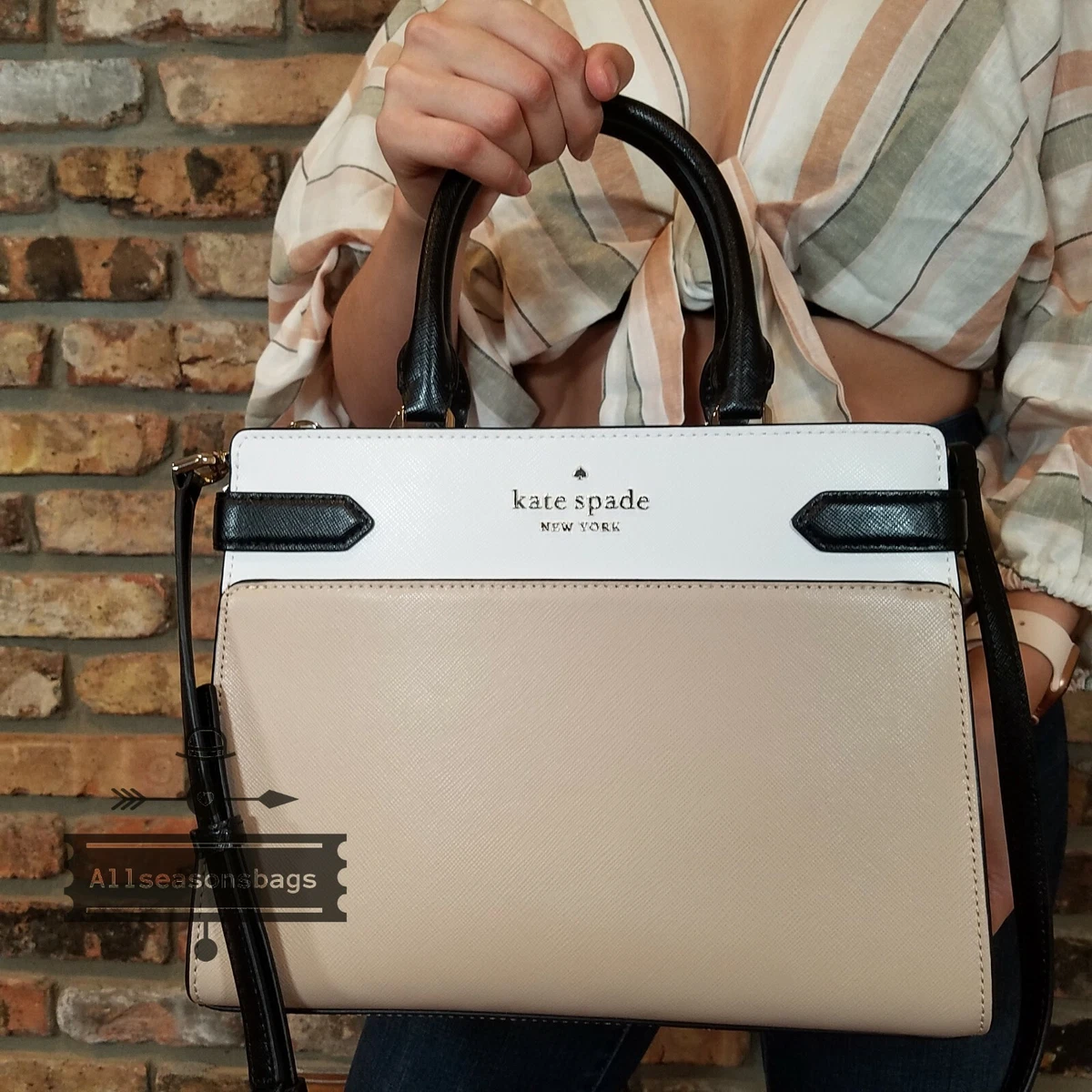 White Medium Leather Bag