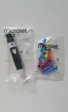 Bayer Microlet Next Blood Glucose Lancing Device For Contour Next W/ 10 Lancets