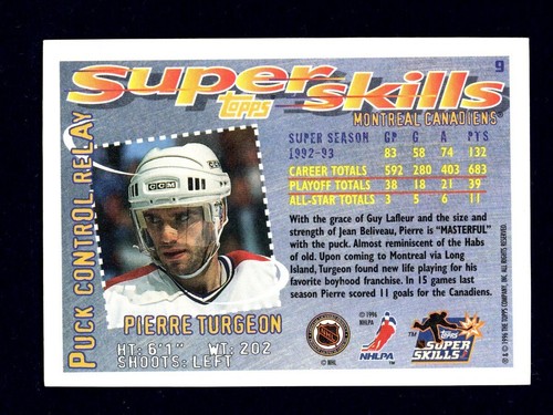 1995-96 Topps Super Skills Hockey Cards Both Base and Platinum You Pick - Picture 31 of 201