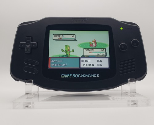 Gameboy Advance retroiluminada M2 IPS totalmente negra Funnyplaying con funda de transporte - Imagen 3 de 11