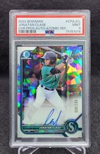2022 Jonatan Clase Bowman Chrome Atomic Refractor Auto /100 PSA 9