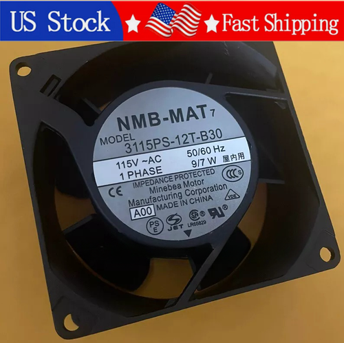 1PCS Brand New NMB-MAT 3115PS-12T-B30 115V-AC 50/60HZ 9/7W Cooling Fan Fast ship
