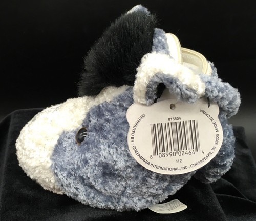 Chenille Plush Palz child’s stuffed horse head zipper bag 6” X 6” NEW with tag - Picture 4 of 5