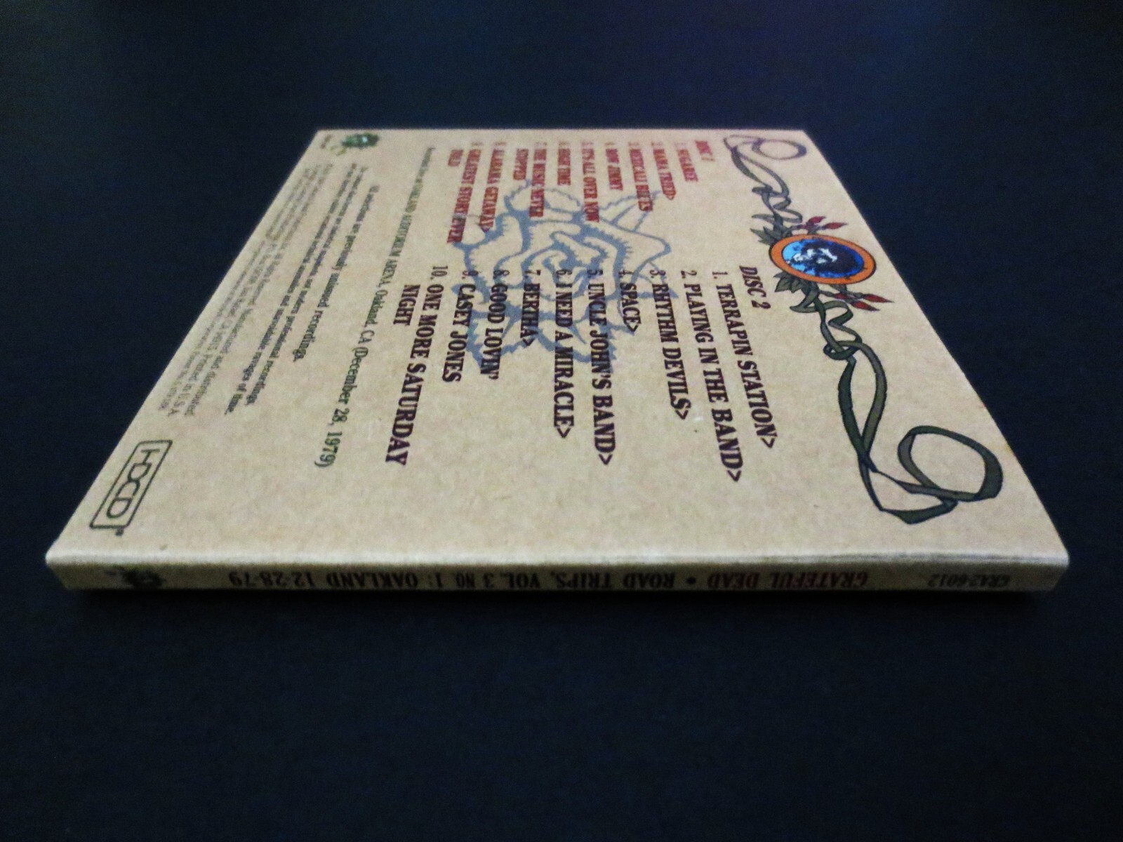 Grateful Dead Road Trips Vol. 3 No. 1 Oakland 12-28-79 California CA 1979 2 CD