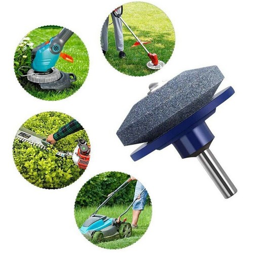 5Pcs Lawn Mower Sharpening Lawnmower Blade Sharpener Rotary Drills Garden Tool A - Picture 12 of 13