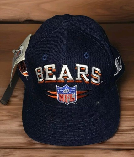 NEW Vintage Chicago Bears Logo Athletic Spike Diamond Snapback Hat NFL NWT Cap