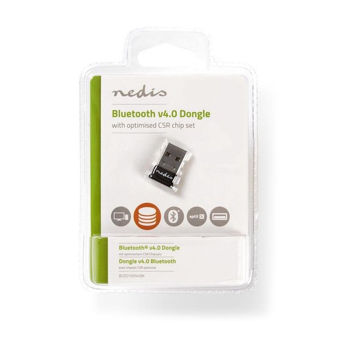Adaptateur dongle USB sans fil Nedis Bluetooth CSR Windows XP Vista 7 8 10 - Photo 2/7