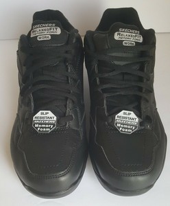 slip resistant skechers memory foam