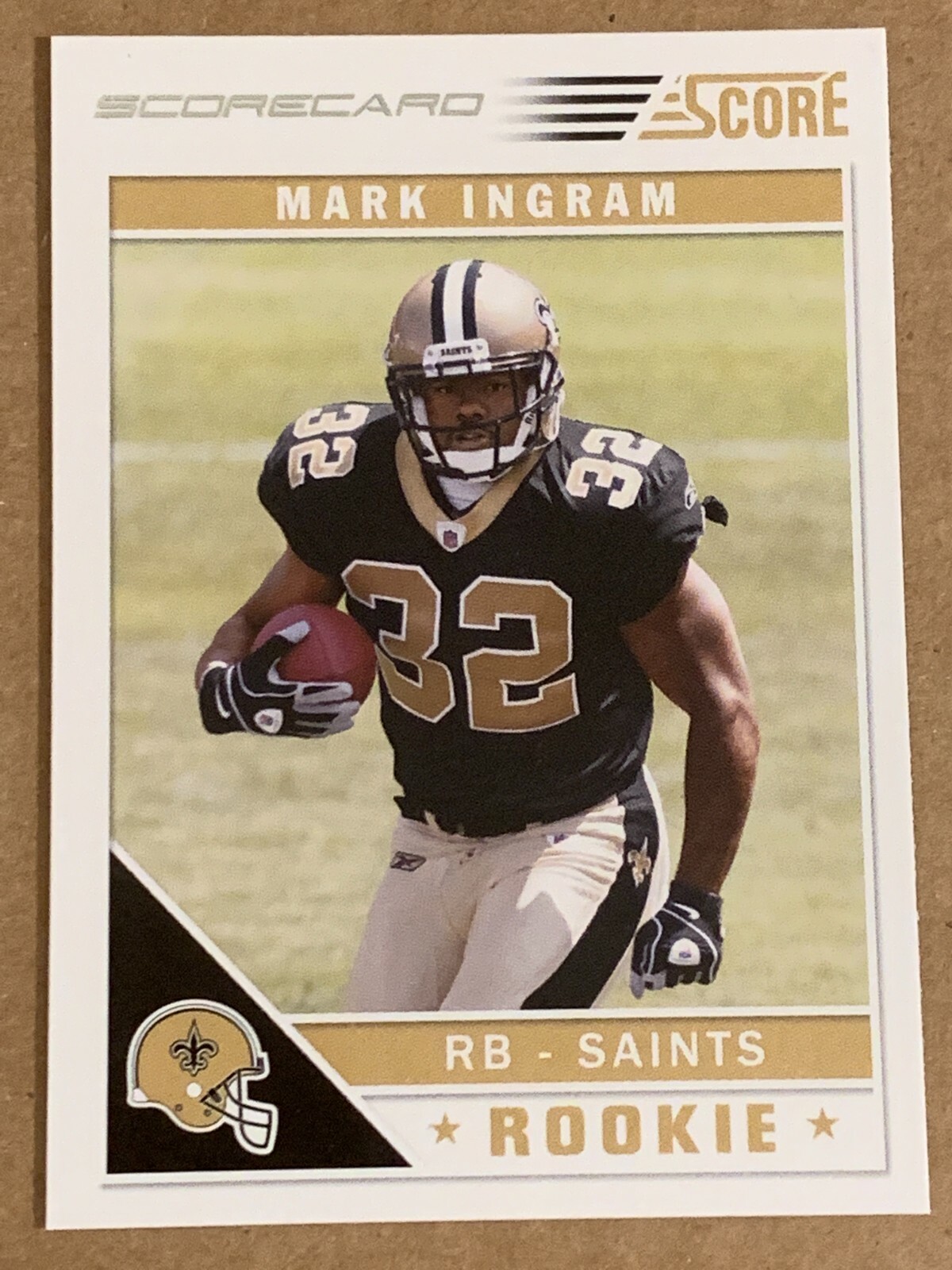 2011 Score Scorecard Parallel Rookie Mark Ingram #361. Saints Ravens Texans