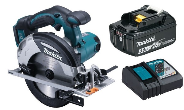 Makita DHS630Z Akku-HandkreissäGe 18V DHS630 Mit 1X Akku 3Ah Und LadegeräT-image
