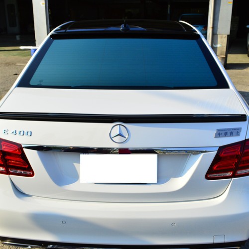 Painted Fit For MERCEDES BENZ W212 4DR SEDAN E350 OE REAR ROOF SPOILER E63 - Picture 2 of 4
