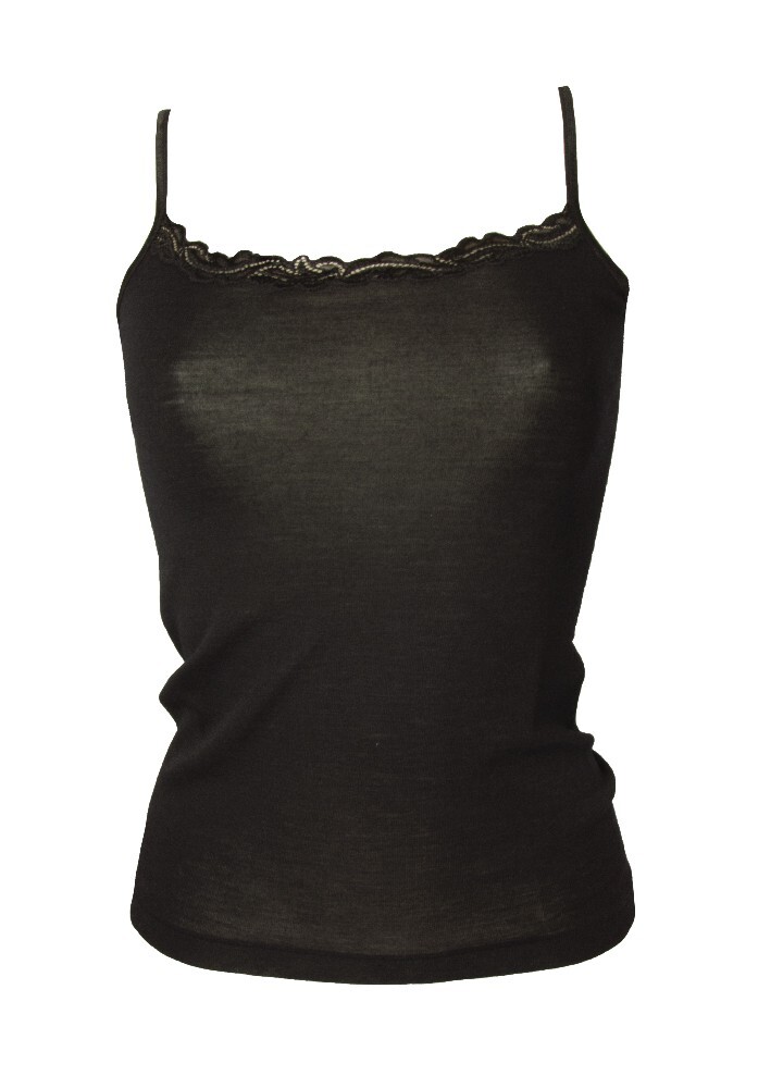 Модель SG Canottiera top laccino donna camiciola pura lana RAGNO articolo 07309E