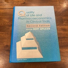Quality of Life and Pharmacoeconomics in Clinical Trials 2nd Ed. Spilker 1996