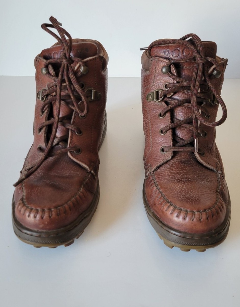 Rocky Boots Men\'s 8 Medium Brown Leather Hiking Camping Gore Tex Made In Usa Rocky Boots Men main image 4