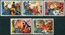 Niger 514-518 ** USA (4652k), Erhaltung siehe Foto, Privatverkauf - keine Rückna