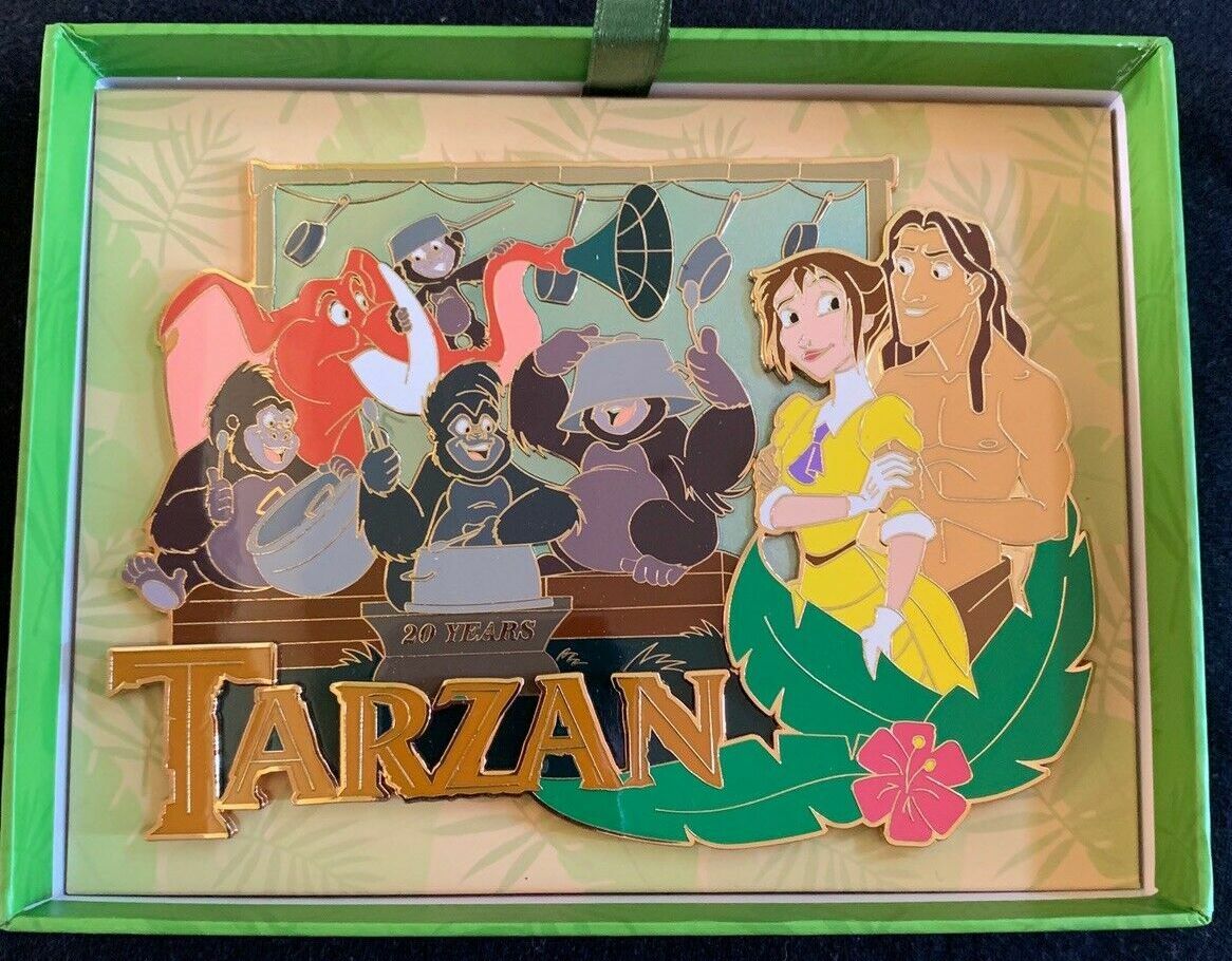 新作　D23 DEC Disney ターザン ピンバッジ 2019 Disney D23 Expo WDI MOG Tarzan Jumbo Pin 20th Anniversary Pin
