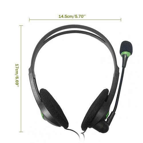 USB Headset With Microphone Noise Cancelling Computer PC Headphones 3.5mm Jack - Picture 18 of 23