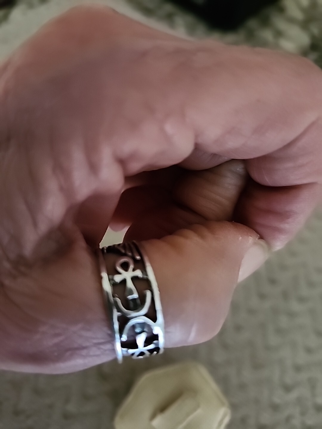 Handcrafted Solid 925 Sterling Silver Unisex Ankh… - image 7