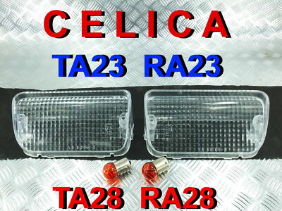 CELICA TA28 RA28 RA23 TA23 CLEAR LEN PARKING FRONT BUMPER MARK LIGHT  