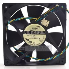 ADDA AD1212XB-A7BGL 12025 DC12V 0.65A 12CM 4-Wire PWM Silent Cooling Fan