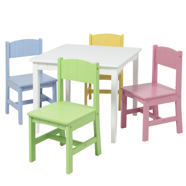Best Choice S Wooden Kids Table And 4 Chairs Set Furniture Wooden Kids Table And 4 Chairs Set Furniture Play Area School Home