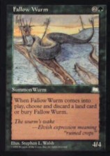 Fallow Wurm - Weatherlight: #126, Magic: The Gathering Nm R124