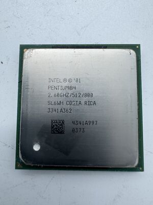 Cpu intel pentium 4 2.60ghz/512/800 sl6wh, skt 478