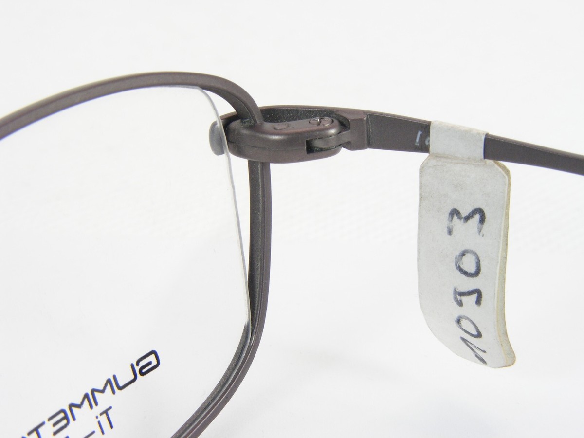 Vintage DUN DUN-43 GUNMETAL BROWN UNIQUE RARE EYEGLASSES