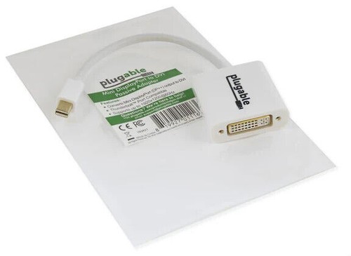 Plugable MDPM-DVIF Mini DisplayPort (Thunderbolt 2) to DVI Adapter - Passive - Picture 2 of 4
