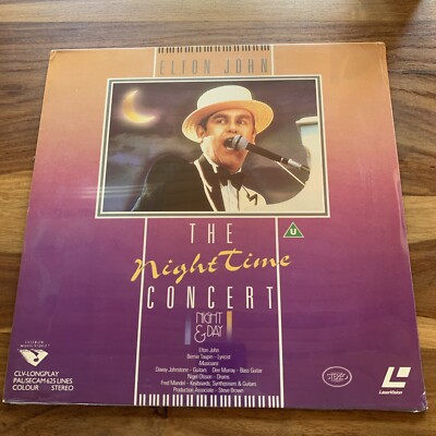 Elton John The Night Time Concert - Laserdisc VL11011 - NOS