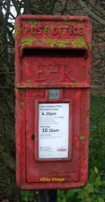 Photo 6x4 Close up, Elizabeth II postbox on Main Street, Bainton Postbox  c2016