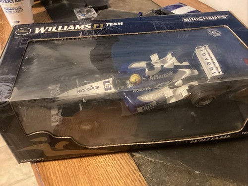 EXTREMELY RARE Williams BMW FW25 R Schumacher Winner France 2003 1:18 Minichamps - Picture 7 of 8