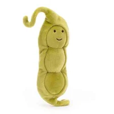 VIVACIOUS PEA Pod Soft Plush Toy CUTE Stuffed Veggie Vegetable Food