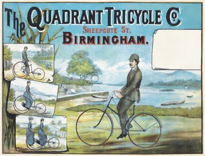 QUADRAN'T VéLO/CYCLES Rmvv-POSTER/REPRODUCTION d1 AFFICHE VINTAGE