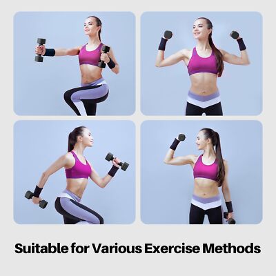 Adjustable 4-in-1 (2-piece) Dumbbell Set, 2 lbs 3 lbs 4 lbs 5 lbs each