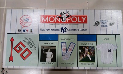 New York Yankees Monopoly Board Game Collector's Edition by Parker