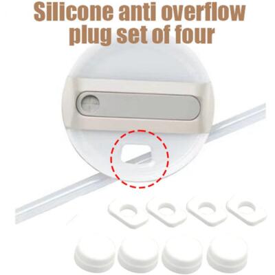 Auslaufsicherer Silikonstopfen 4er Set for stanley Cup Überlaufstopfen Zube N1D4