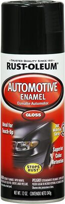  Available 252462 Automotive 12-Ounce Enamel Spray Paint, Gloss Black,