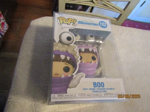 Funko Pop Disney Pixar Monsters Inc Boo #1153 with Pop Protector NEW