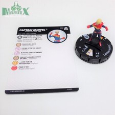Heroclix Black Panther and the Illuminati set Captain Marvel 002 Common w/card