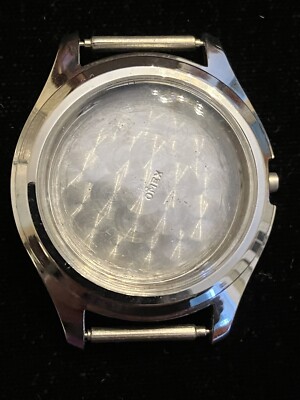 VINTAGE MENS PRECISION WATCH CRAFTSMEN, CASE, LUGS, CRYSTAL & BACKING, NOS, 40MM