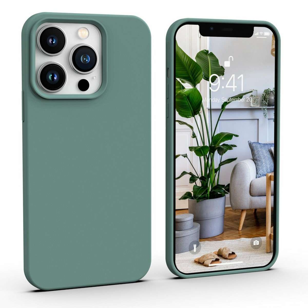 For Apple iPhone 13 Pro Slim Shockproof Case Premium Cover Pine